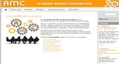 Desktop Screenshot of academic-moodle-cooperation.org