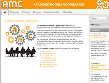 Tablet Screenshot of academic-moodle-cooperation.org